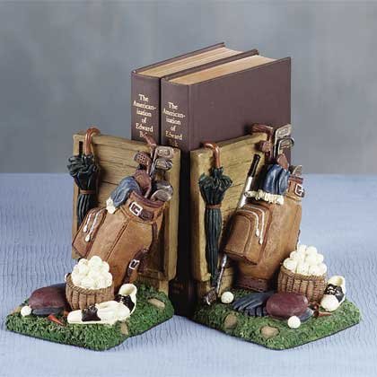 Golfer Bookends