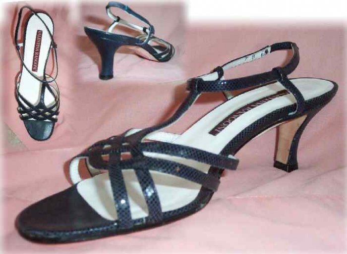 Tstrap Italian PUMP by Rangoni - Navy - $152 Retail - YOUR PRICE $24.99 - Size 7 AA