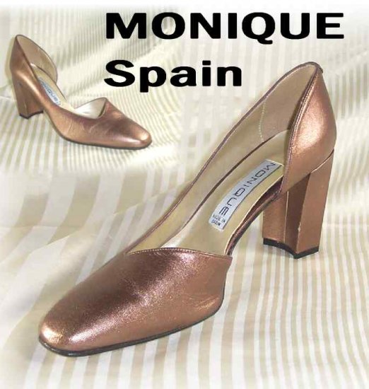 Uptown Copper Pumps by Monique Spain - Retail $99 - YOUR PRICE $17.99 - sz 9.5