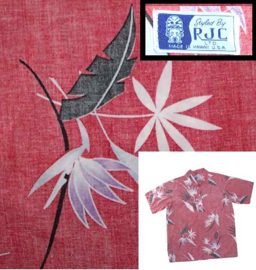 60s RJC Reverse Print Hawaiian Shirt - Perfect $9.99 - sz M