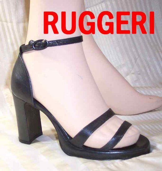 Rugerri Italy Bad Girl Mary Jane Pumps Sandals - Black - $26.99 - sz 9.5