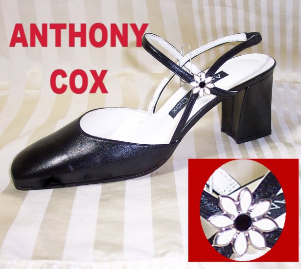 Anthony Cox Black Singlback Pumps - Embellished - $24.99 - sz 7.5