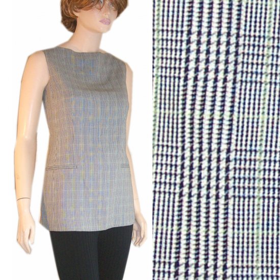Anne Klein Tunic Mini-Dress Black-White - $22.99 - sz 6 * Retail $195