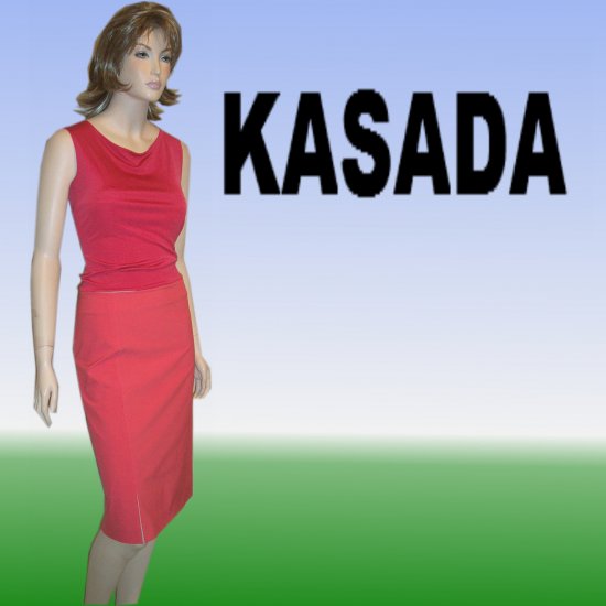 Kasada Polyamide Hippy Skirt in Coral * sz 6 * Your price $19.99 - Retail $212