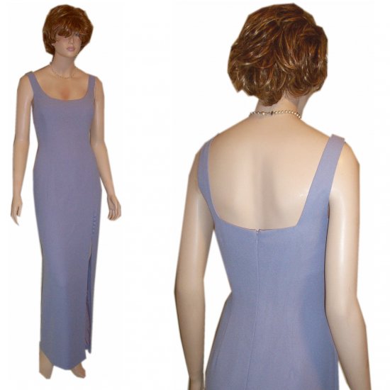 Nicole Miller '80s Drop-Dead Couture Gown * Unworn wtags $39.99 * Blue * sz M