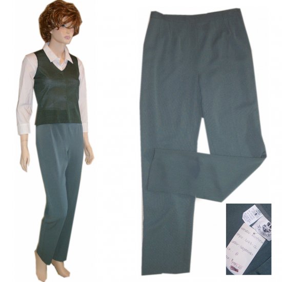 Renfrew * Sage Green Exec Pants * sz 8 * $19.99 * Retail $195