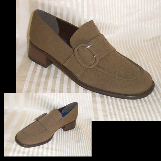 Brown MIcro Loafers by A> Marinelli * YOUR PRICE $12.99 * sz 6 * Retail $89