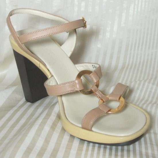 Manufacture D'Essai Italian Gladiator Sandals Heels - sz 7 * YOUR PRICE $19.99 - retail $138