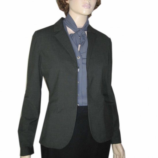 sz 6 KENNETH COLE Drk Green Stretch Wool Blazer $32.99 - Retail $254