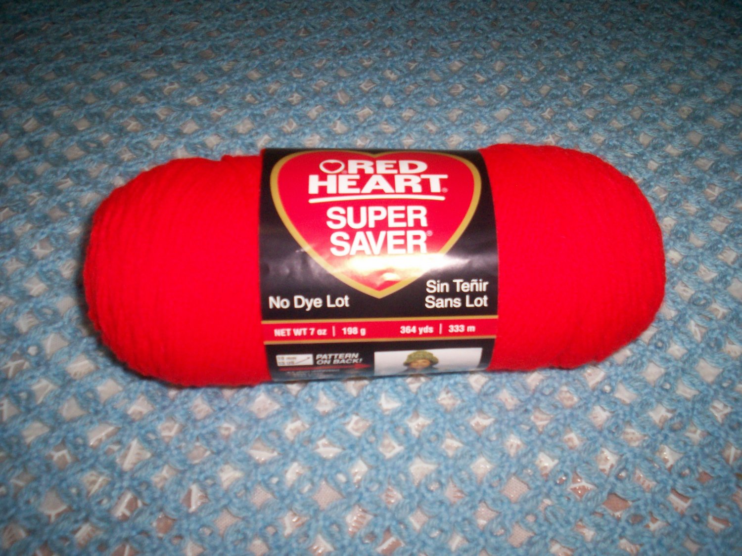 0390 Hot Red Crochet/knitting yarn