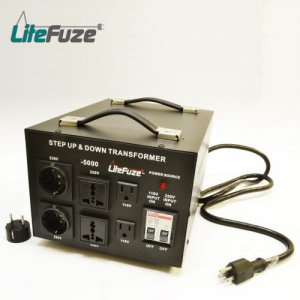 5000 WATT VOLTAGE TRANSFORMER CONVERTER 110/220/240 V