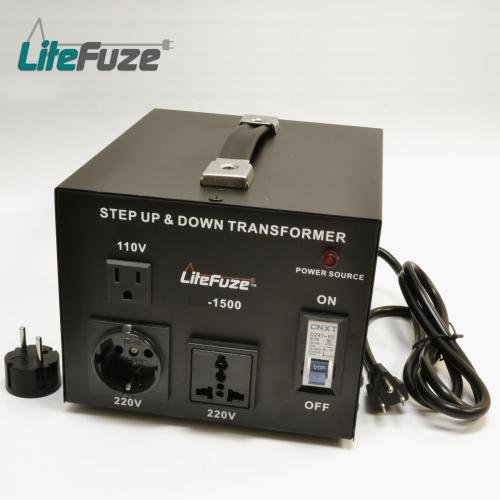 1500 WATT POWER VOLTAGE CONVERTER TRANSFORMER 110-220 V