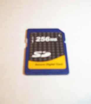 256MB sd card