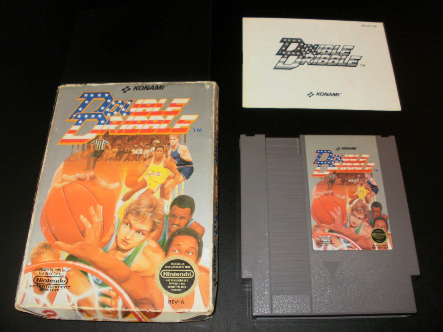 Double Dribble Nintendo Nes Complete Cib