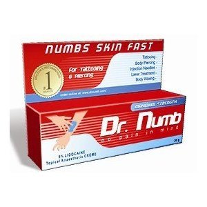 Dr Numb Tattoo Piercing Hair Removal Numbing Cream