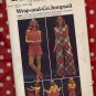 Sassy 70 S Wrap And Go Jumpsuit Butterick 6716 Vintage Sewing Pattern