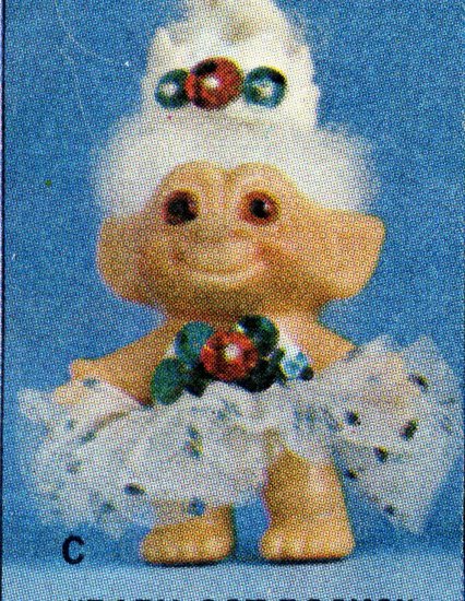 60s Felt Togs for Trolls 3" and 6" Doll Clothes McCalls 7589 Vintage Pattern