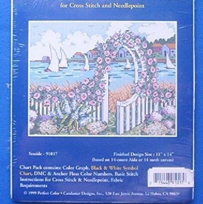 Seaside Needlepoint or Counted Cross Stitch Chart