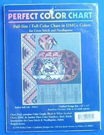Indian Jug Needlepoint Counted Cross Stitch Chart