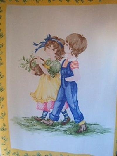 Vintage Style Kids Retro Fleece Blanket Panel
