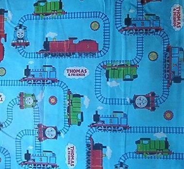 Thomas the Train Backer for Kids Quilt Fabric