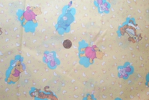 Winnie the Pooh Piglet Kids Backer Quilt Fabric OOP