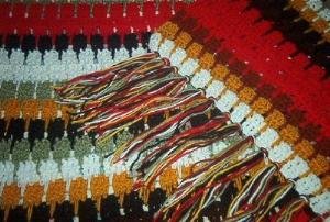 Indian Desert Crocheted Afghan