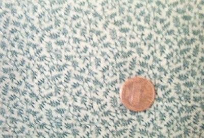 Green Leaves on Tan Civil War Quilt Fabric