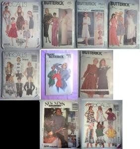 9 Vintage Pants Skirts Patterns Size 14 10 Uncut