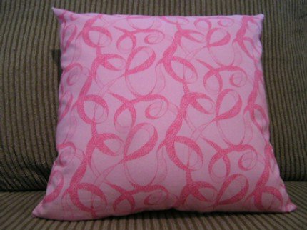 The PINK RIBBON Pillow