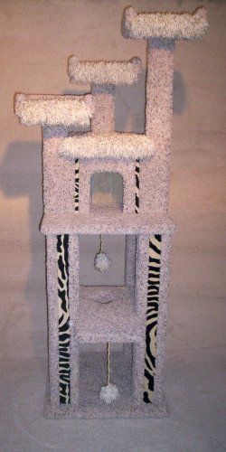 Cat Condo Furniture, Scratching post, Tower, Gym, ZEBRA DESIGN - WOW