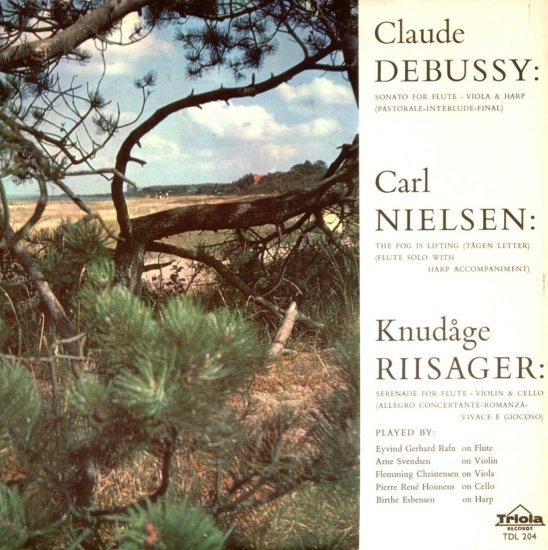 Debussy Nielsen Knudage Riisager Triola TDL 204 Holland 10" LP