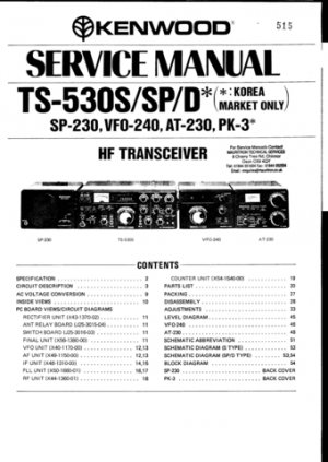 kenwood ts530sp manual