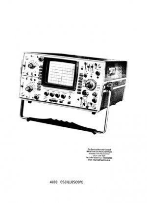Cossor 4100 Oscilloscope Instructions Schematics Circuits Operating etc