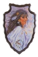 Indian Girl Arrowhead Clock Wall Clock 28398