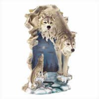Two Wolves Nightlight