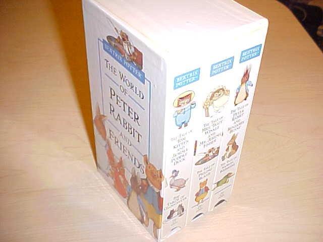 The World of Peter Rabbit and Friends 3 VHS boxed set
