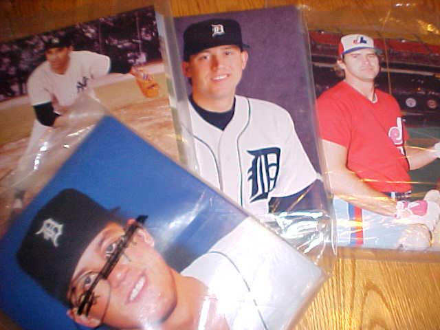 Wholesale lot of 217 8x10 color MLB photos Doherty autograph Sal Maglie, Parrish