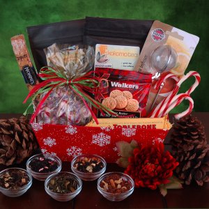 Snowflake, Tea Gift Basket