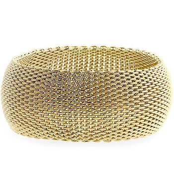 Monaco Gold Bangle Bracelet