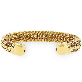 Modern Mesh Cuff Bracelet