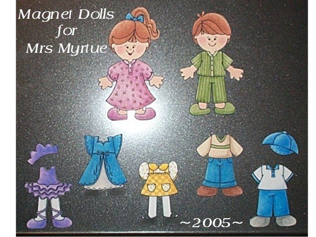 Magnetic Paper Dolls