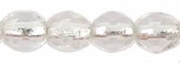 Crystal Silver Lined Fire Polish 3mm