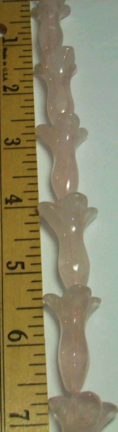 Rose Quartz Flower Shape