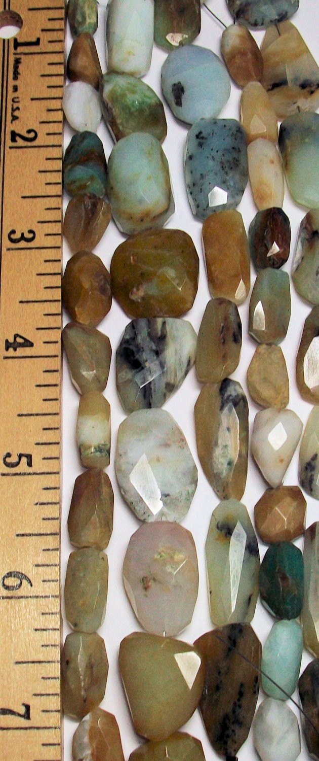 Peruvian Blue Opal Irregular Shapes