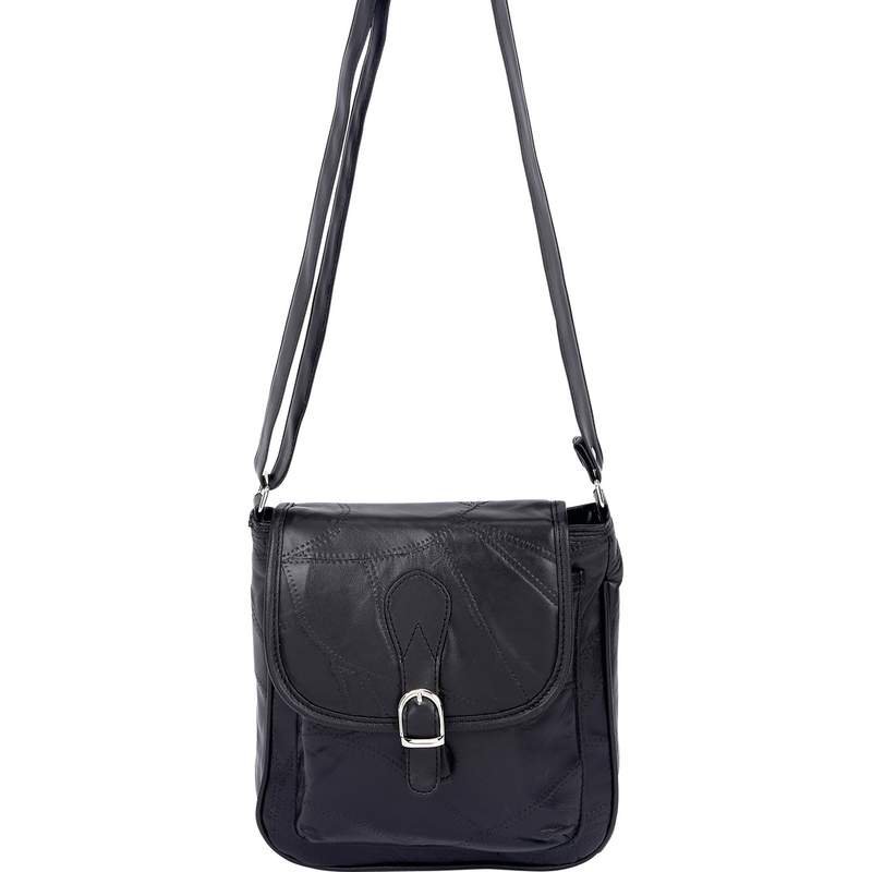 Embassy Italian Stone Design Leather Purse with Exterior Pocket