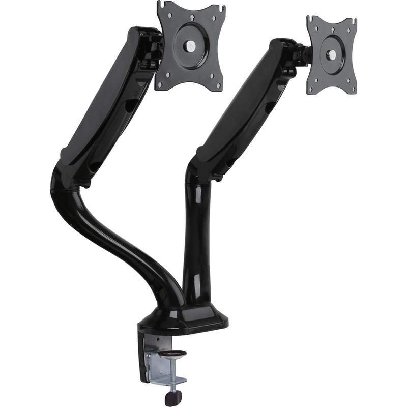 Mitaki by Maxam Counterbalanced Dual Desk Monitor Mount