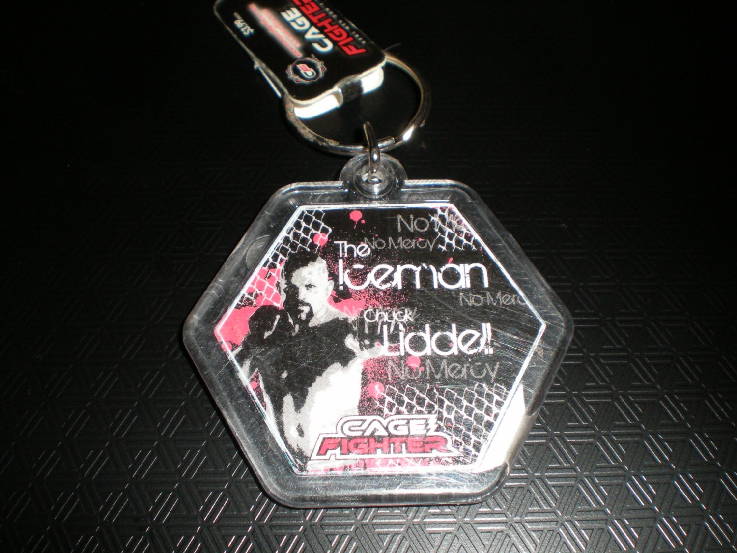 chuck liddell ufc mma fighter keychain