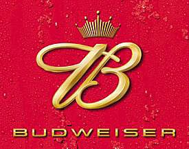 Metal Sign - Budweiser - Crown Logo