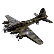 B-17 Flying Fortress Green 4.5" Diecast Model